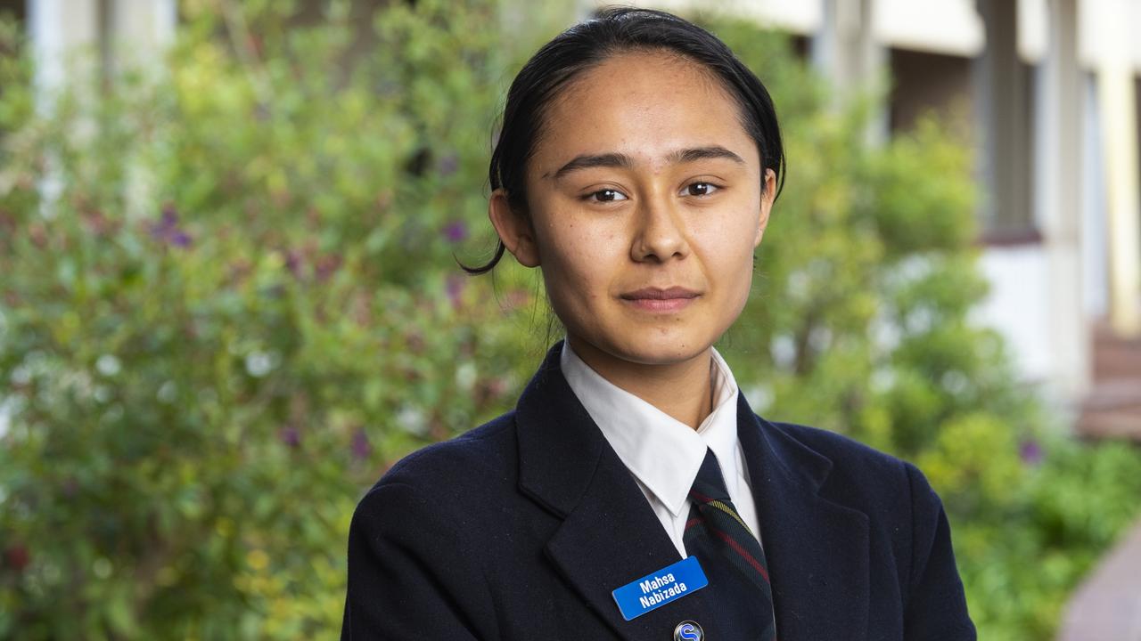 Fairholme College student Mahsa Nabizada for Bright Futures feature, Thursday, September 2, 2021. Picture: Kevin Farmer