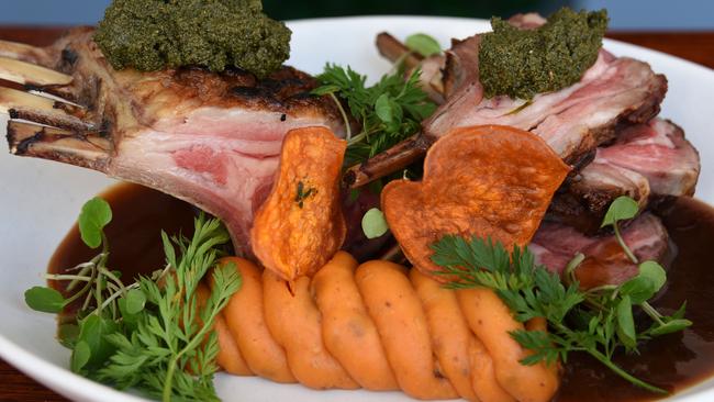 8th Ave Terrace’s whole rack of lamb. Photos: Steve Holland