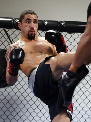 Australia’s Robert Whittaker has a serious fight on his hands.