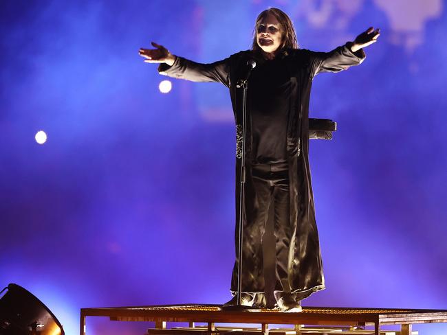 Ozzy Osbourne performs at the 2022 Birmingham Commonwealth Games. The rocker has announced he can no longer tour. Picture: Michael Klein