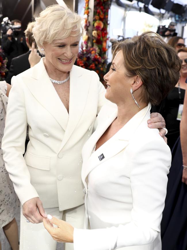 Glenn Closeand Gabrielle Carteris. Picture: AP