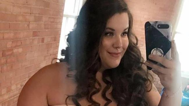 Natalie Hage claims she was fat-shamed on a plane. Picture: Facebook/Natalie Hage