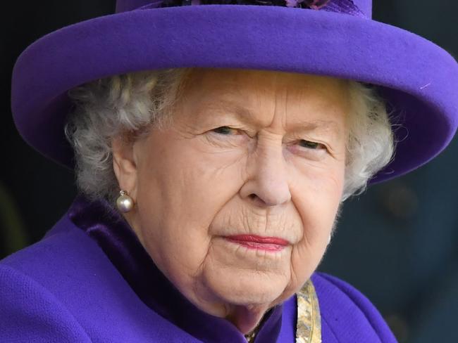 Britain's Queen Elizabeth II looks on during the annual Braemar Gathering in Braemar, central Scotland, on September 7, 2019. - The Braemar Gathering is a traditional Scottish Highland Games which predates the 1745 Uprising, and since 1848 it has been regularly attended by the reigning Monarch Queen Elizabeth and members of the Royal Family. (Photo by ANDY BUCHANAN / AFP)