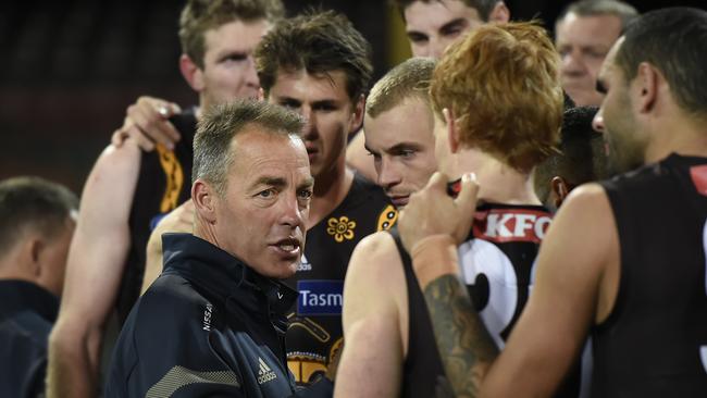 Those close to Clarkson are adamant that he is content to spend the next year at Hawthorn.