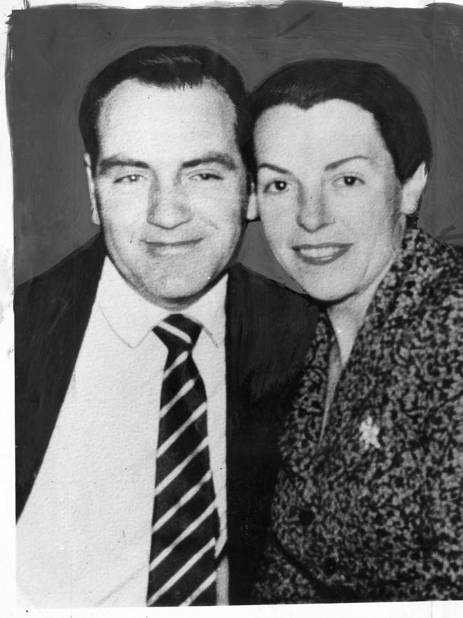 Jim Beaumont and his wife Nancy in 1966.