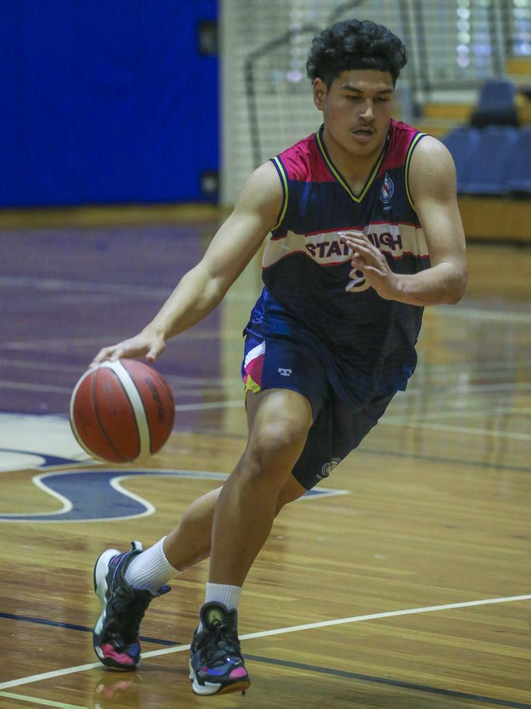 GPS basketball The Southport School v Brisbane State High School at TSS. Picture: Glenn Campbell