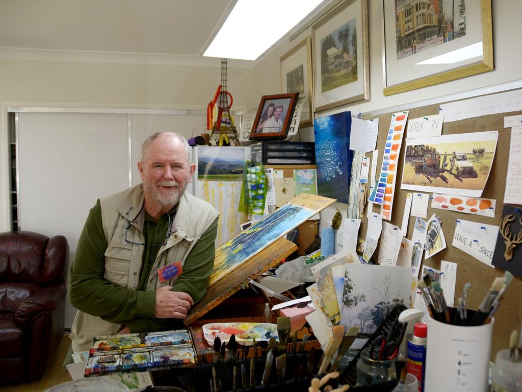 Bruce Griffiths picked up a paintbrush 20 years ago and has never looked back.