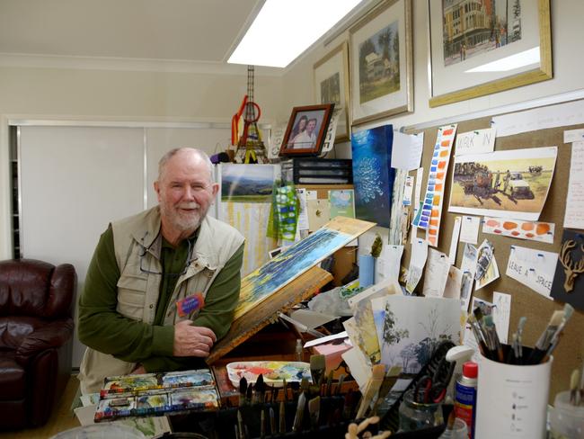 Bruce Griffiths picked up a paintbrush 20 years ago and has never looked back.