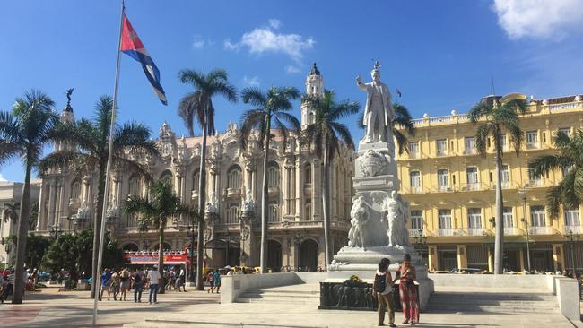 The main square in Havana. Picture: Cameron Stewart