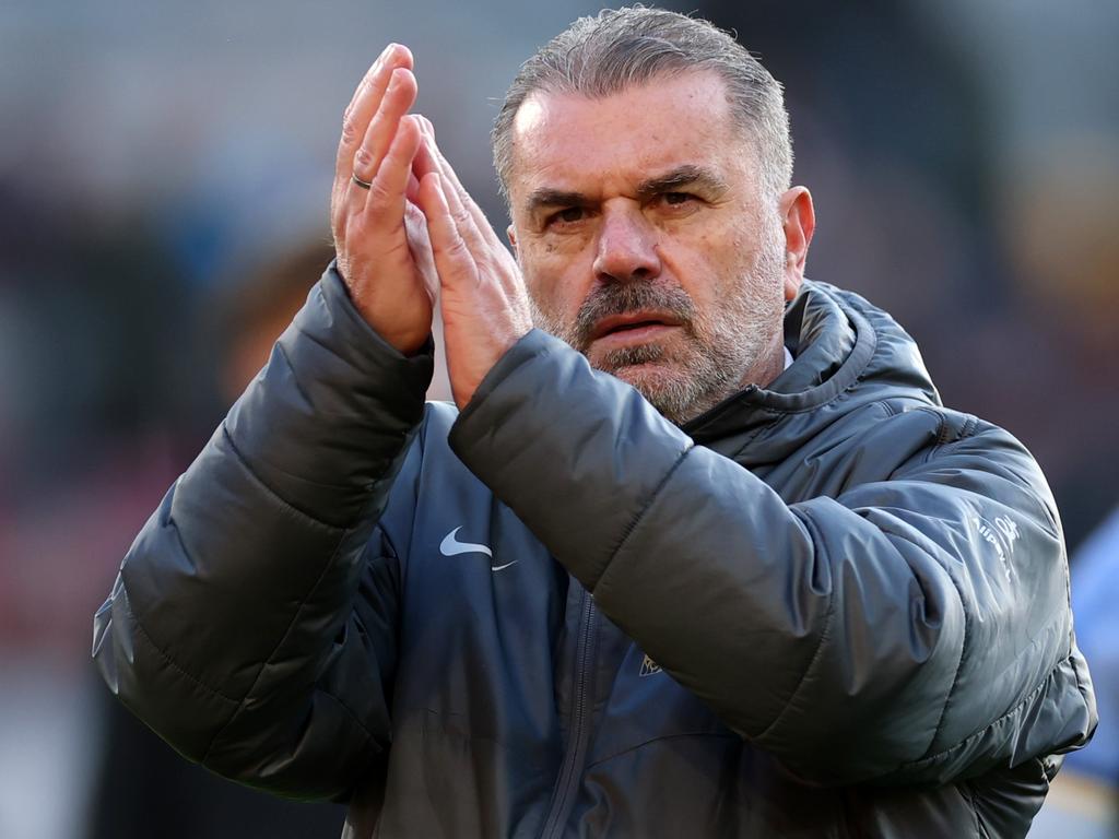 Ange Postecoglou enjoyed a pressure relieving win for Tottenham. Picture: Ryan Pierse/Getty Images