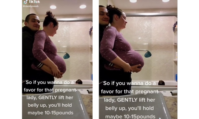 Tiktok Video Shows Simple Way To Give Relief To Pregnant Women Kidspot