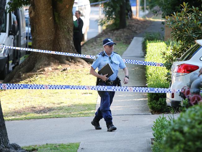 The building sits on a leafy street in Sydney’s upper north shore. Picture: Richard Dobson