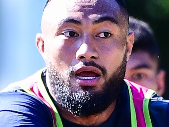 The Qantas Wallabies train at Wests Bulldogs Rugby Union Club, Brisbane. Sekope Kepu. Photo: Rugby AU Media/Stuart Walmsley