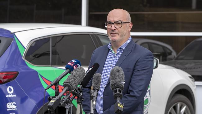 Warriors CEO Cameron George fired off a lengthy email to the NRL. Picture: Dave Rowland/Getty