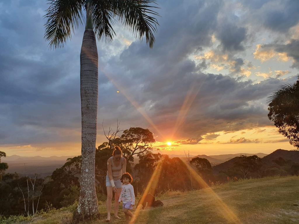 Little Adelynn is settling into Whitsunday life with her family as authorities continue to search for her mother Tahnee Shanks who went missing in Mexico a fortnight ago. Picture: Supplied