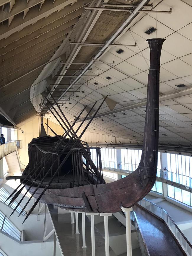 The Giza Solar boat museum, Cairo. Picture: Susan Kurosawa