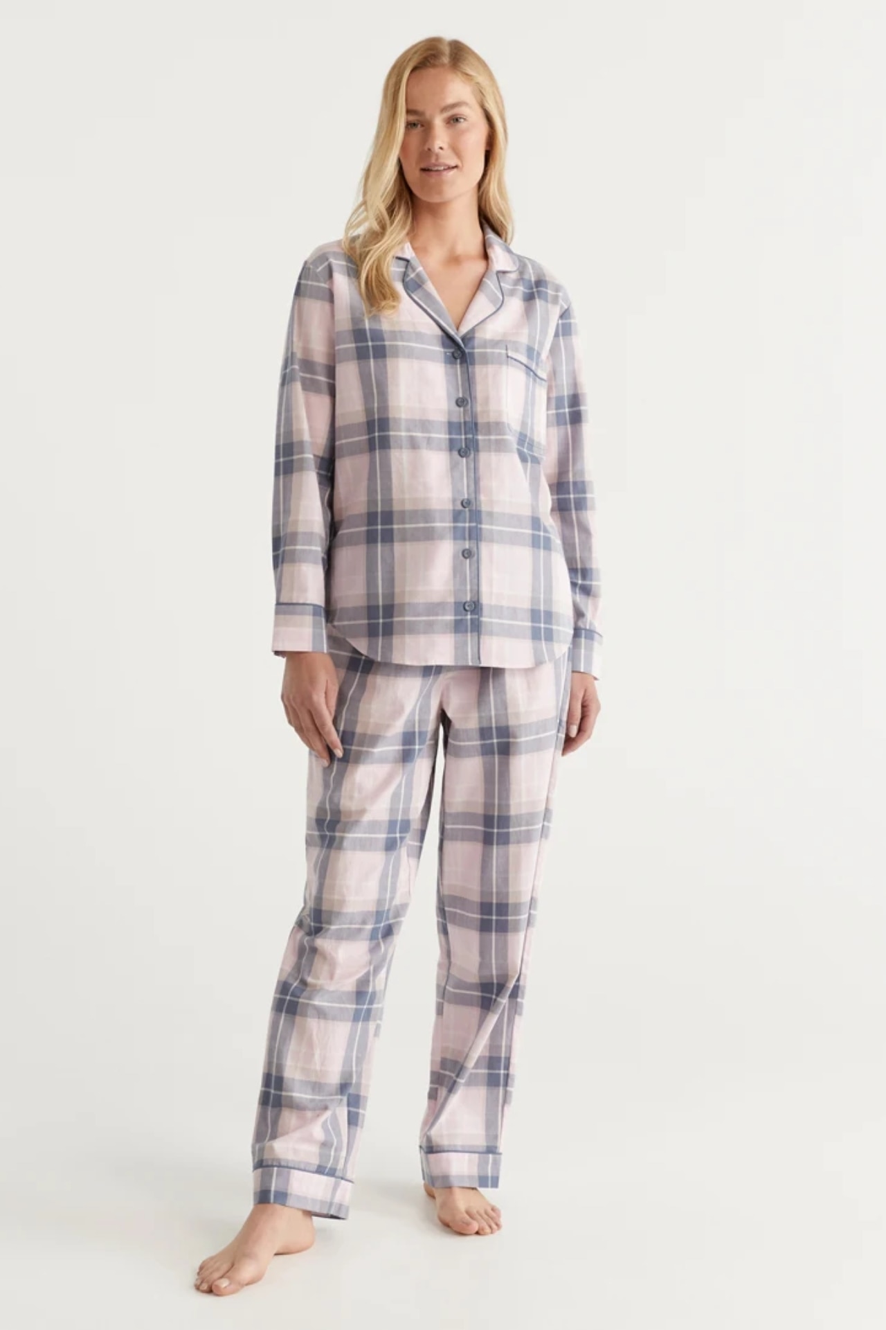 Flannel pyjamas for women hot sale