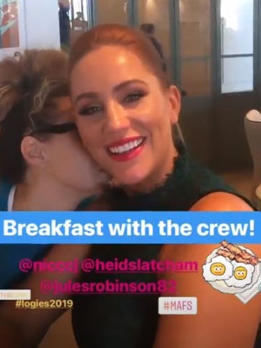 MAFS stars get chummy at breakfast