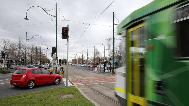 An Essendon North intersection at Mount Alexander Rd has been labelled “shocking” after a fatality was seen earlier this month. Picture : George Salpigtidis