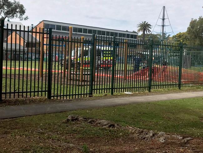 Ambulance at Ballina Primary School.