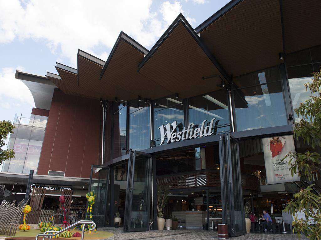 Westfield Carindale has been listed as a high-risk area after the man visited multiple sites there on March 20. (AAP Image/John Pryke)