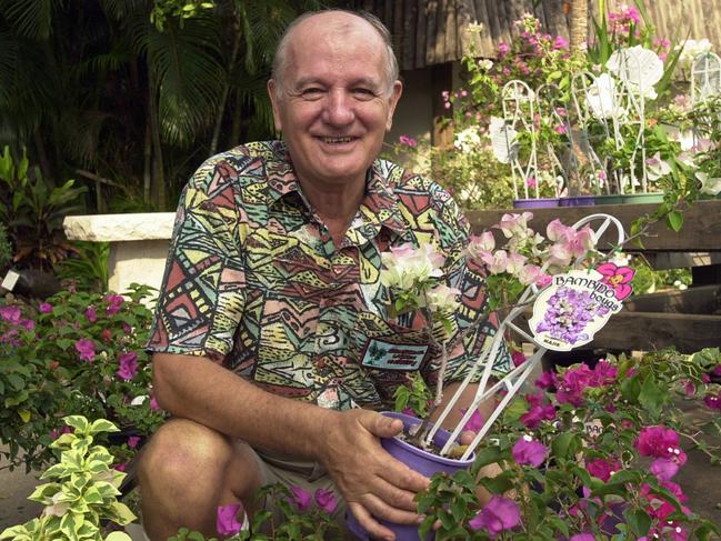 The Northern Territory has lost one of its best known horticulturists, Helmut Schimmel, the former owner of Ironstone Nursery at Knuckeys Lagoon. Picture: Clive Hyde