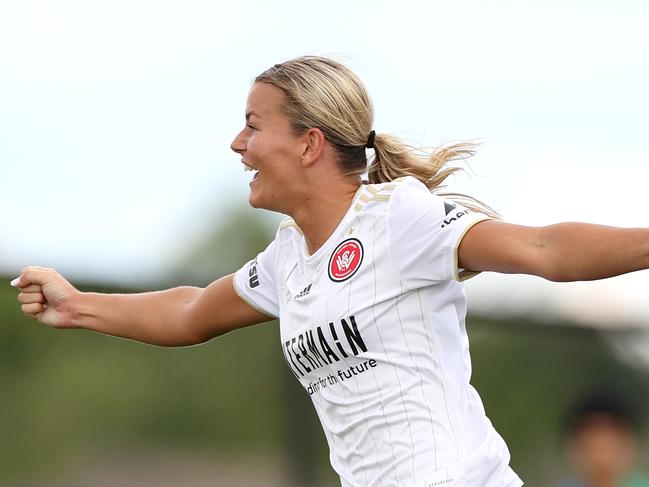 Sophie Harding has been on fire for Western Sydney this season. Picture: Jonathan DiMaggio/Getty Images