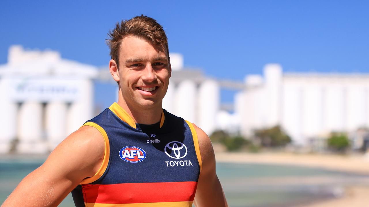 AFL news 2024: Adelaide Crows’ Riley Thilthorpe statistics compared to ...