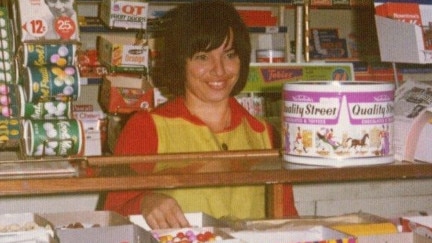 Global Confectionery's Elfi Mueller in the early days of the milk bar.