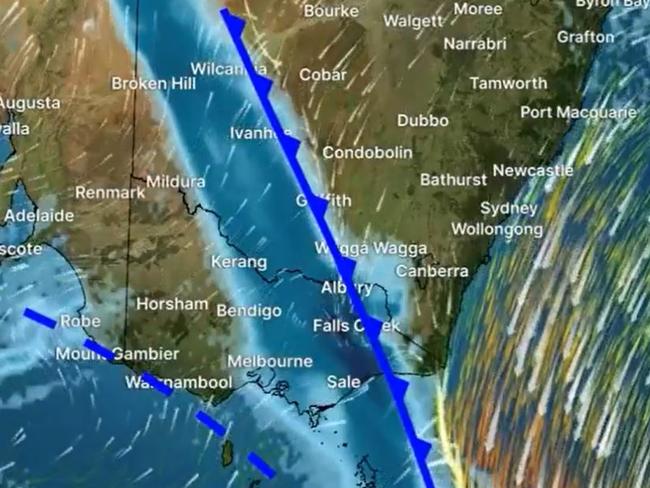 Heavy rainfall and potential flash flooding is expected to develop over the nation’s southeast states on Friday September 3, 2021. Picture: Bureau of Meteorology