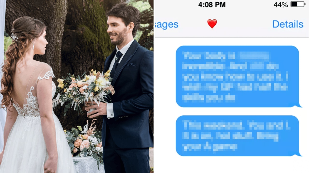 Bride Reads Cheating Fiances Text Messages Instead Of Vows At Wedding The Cairns Post