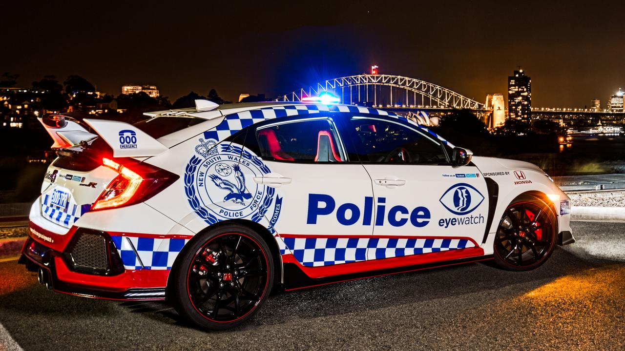 NSW Police reveal new Honda Civic Type R police car | Daily Telegraph