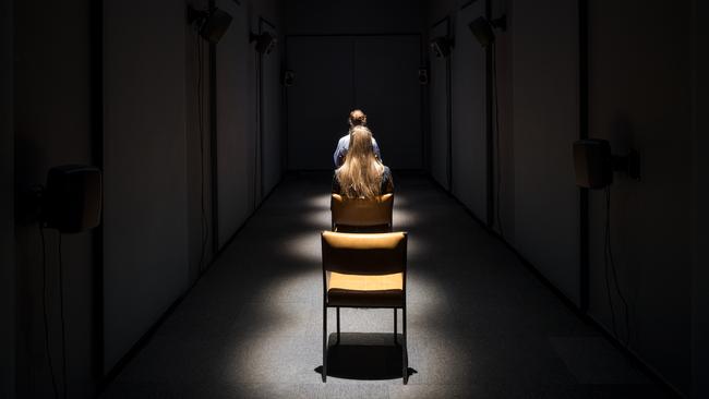 Machine Listening looks at how digital assistants are taught to speak with emotion. Installation view, Australian Centre for Contemporary Art, Melbourne. Courtesy the artist. Photograph: Andrew Curtis