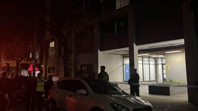 Police investigate the stabbing death of Adam Bockhodt in South Yarra. Picture: Regan Hodge