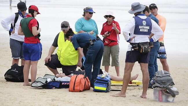 Paddler injured at surf champs at Mooloolaba | The Courier Mail