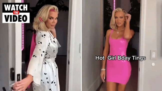 Khloe Kardashian stuns in skin-tight ‘Barbie’ dress