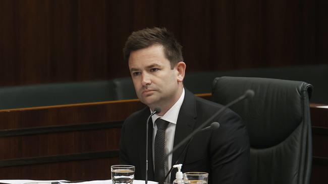 Labor leader Dean Winter. Return to the House of Assembly question time. Picture: Nikki Davis-Jones