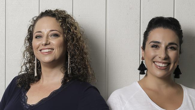 Nadine Bates and Kristen Souvlis are the owners of Like a Photon Creative which has recently won a mega-animated movie deal with international rights. Pic Mark Cranitch.