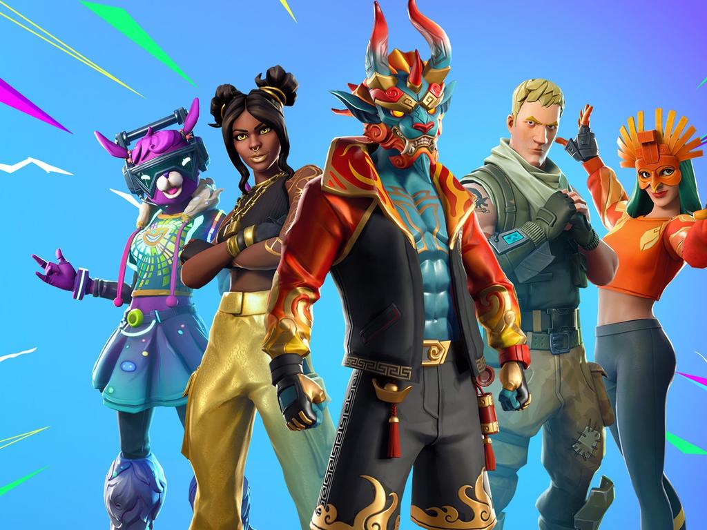 Characters from the video game Fortnite. Picture: Epic Games