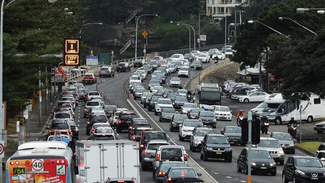The clearways have been proposed to run from Brookvale to the Spit Bridge. Picture: Braden Fastier