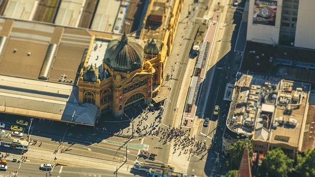 Flinders Street Station. Picture: Ben Thomas/City Shrinker