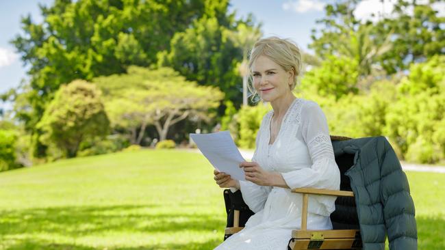 Nicole Kidman on the set of Nine Perfect Strangers at Byron Bay. Picture: Supplied