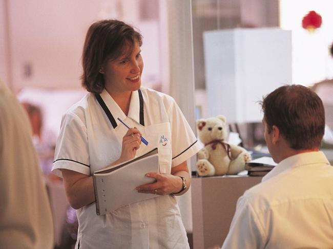 Generic pic of a nurse at work in a hospital.