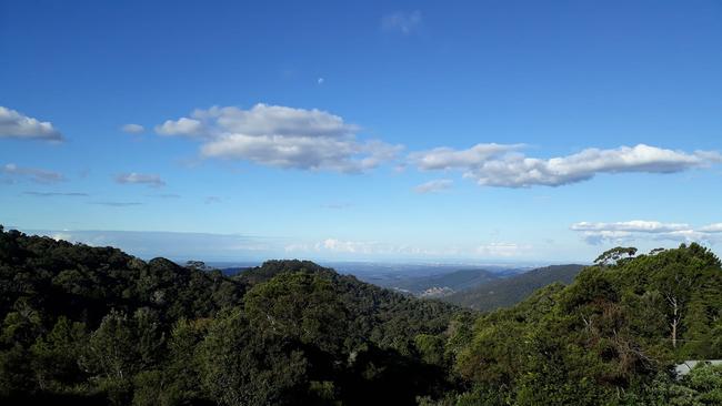 A man and his son were lost on Mount Glorious, near Samford.