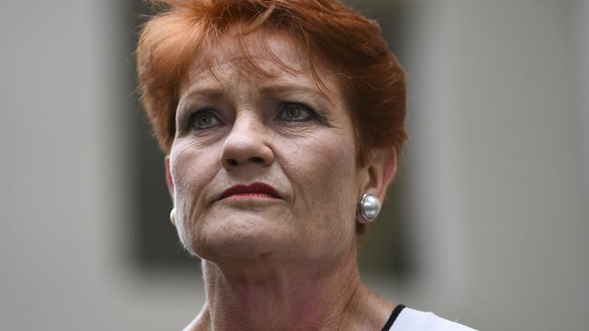 One Nation leader Pauline Hanson. Picture: AAP