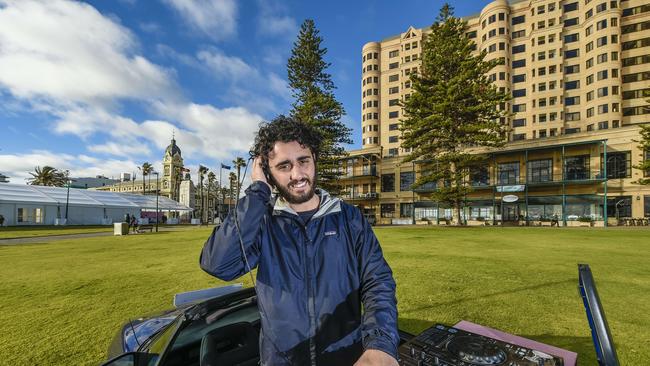 Mark Kamleh, founder of Syrian Mobile Disco among other ventures. Photo: AAP / Roy Van Der Vegt