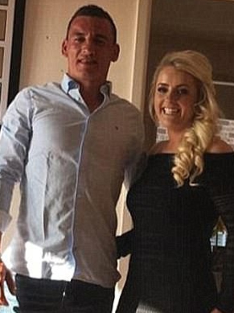 David Walsh and Tina Cahill became engaged five weeks before his death.