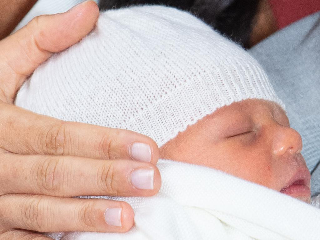 The newest royal, pictured during a photocall at Windsor Castle, has been named Archie Harrison Mountbatten-Windsor. Picture: Dominic Lipinski - WPA Pool/Getty Images 