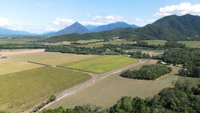 Mount Peter, located 15 kilometres south of the Cairns CBD between Edmonton and Gordonvale and the western side of the Bruce Highway. The area, known as the Cairns southern growth corridor, is masterplanned to house up to about 40,000 people in 18,500 homes. Picture: Brendan Radke