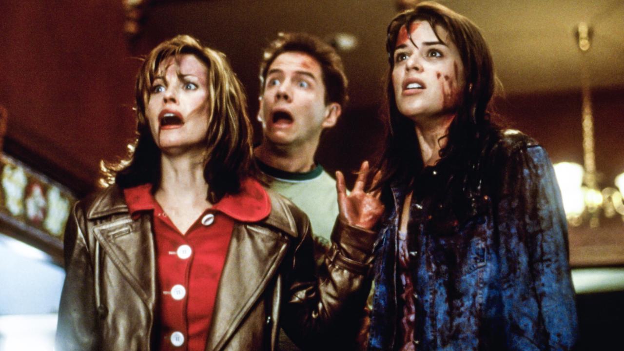Neve Campbell and Courteney Cox starred in the original Scream movie. Picture: Supplied